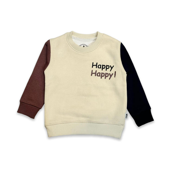 Happy Sweatshirt High Density Print 😄